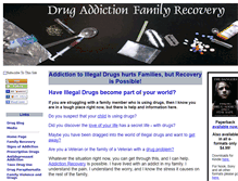 Tablet Screenshot of drug-addiction-family-recovery.com
